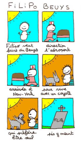 Cartoon: Filipo Beuys (medium) by lpedrocchi tagged beuys