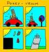Cartoon: Oney vroum (small) by lpedrocchi tagged pony,drive,car