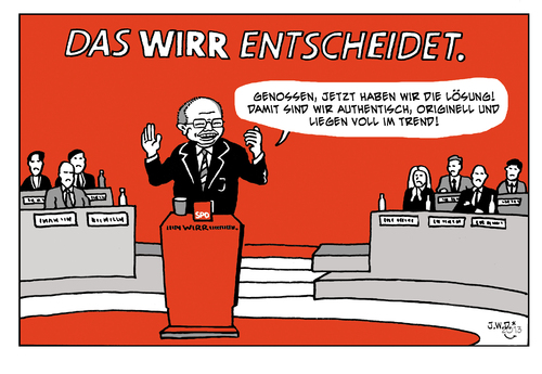 Cartoon: SPD im Aufwind! (medium) by JWD tagged abgeordneter,wahlslogan,bundestagswahl,bundestag,wähler,steinbrück,peer,parteitag,slogan,wahl,spd