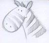 Cartoon: Zebra (small) by claretwayno tagged zebra,stripes,stripy,horse,zoo,africa