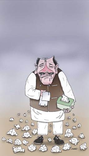 Cartoon: influenza (medium) by Shahid Atiq tagged 056