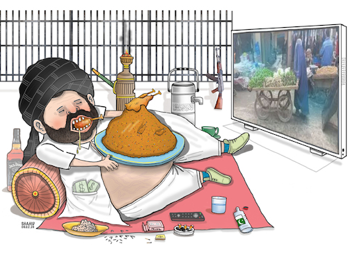 Cartoon: Poverty ! (medium) by Shahid Atiq tagged afghanistan