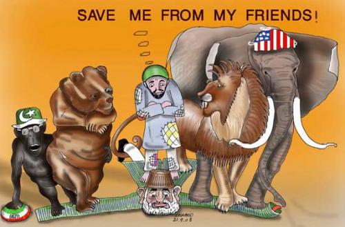Cartoon: save afghan people (medium) by Shahid Atiq tagged 033