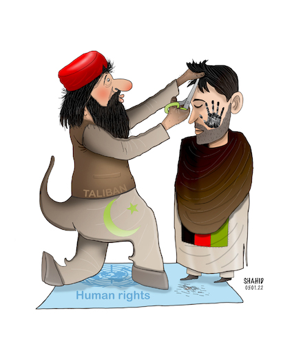 Cartoon: Street Panishment ! (medium) by Shahid Atiq tagged afghanistan