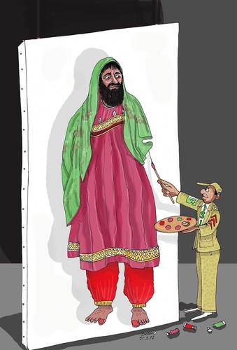 Cartoon: Terrorist Maker (medium) by Shahid Atiq tagged terrorist,maker