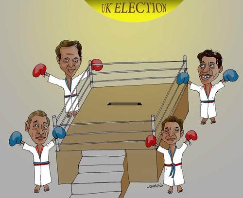 Cartoon: UK Election (medium) by Shahid Atiq tagged 0212