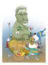 Cartoon: Abuse of religion ! (small) by Shahid Atiq tagged afghanistan