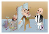 Cartoon: Afghan Foreign Affairs Ministry (small) by Shahid Atiq tagged afganistan