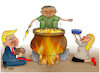 Cartoon: Asking for help! (small) by Shahid Atiq tagged eu
