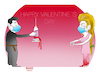 Cartoon: Happy Valentines Day ! (small) by Shahid Atiq tagged world