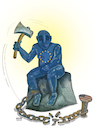 Cartoon: Independence! (small) by Shahid Atiq tagged eu