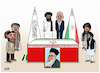 Cartoon: Irans duality! (small) by Shahid Atiq tagged afghanistan