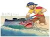 Cartoon: Kindness knows no border! (small) by Shahid Atiq tagged eu
