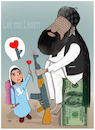 Cartoon: let me Learn! (small) by Shahid Atiq tagged afghanistan
