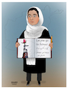 Cartoon: Let me to learn! (small) by Shahid Atiq tagged afghanistan