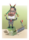 Cartoon: MORSI HAS DIED !? (small) by Shahid Atiq tagged egypt