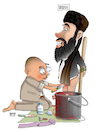 Cartoon: No comment! (small) by Shahid Atiq tagged afghanistan