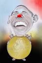 Cartoon: Obama and Afghanistan (small) by Shahid Atiq tagged 089