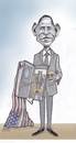 Cartoon: Obama Nobel Prize (small) by Shahid Atiq tagged 086