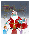 Cartoon: Pandemic covid Christmas ! (small) by Shahid Atiq tagged christmas