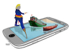 Cartoon: Pirates ! (small) by Shahid Atiq tagged iran