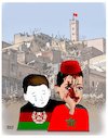 Cartoon: Solidarity with Morocco! (small) by Shahid Atiq tagged morocco