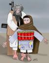Cartoon: taliban (small) by Shahid Atiq tagged 010,