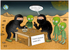 Cartoon: Thieves on Mars ! (small) by Shahid Atiq tagged france