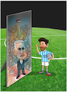 Cartoon: Two injustices! (small) by Shahid Atiq tagged fifa