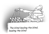 Cartoon: all are blind (small) by gonopolsky tagged financial,crisis
