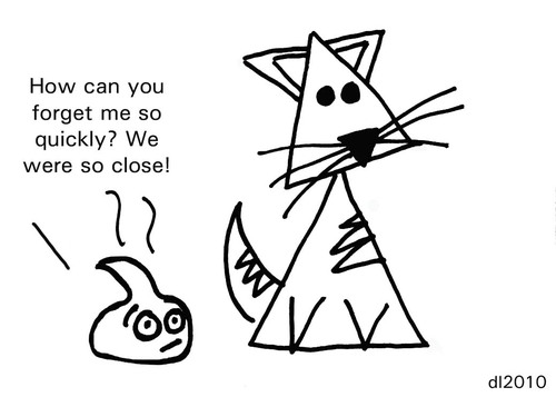 Cartoon: Gross But Cute (medium) by Deborah Leigh tagged grossbutcute,poop,poo,kitty,cat,feline,gross
