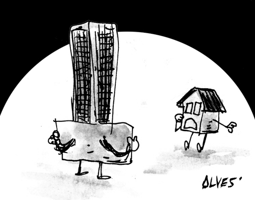 Cartoon: flasher (medium) by alves tagged ocupation