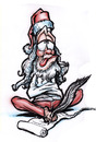 Cartoon: Sanity Clause (small) by Curbis_humor tagged cartoon sanity claus