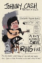Cartoon: Johnny Cash (small) by Fredjoo tagged johnny,cash