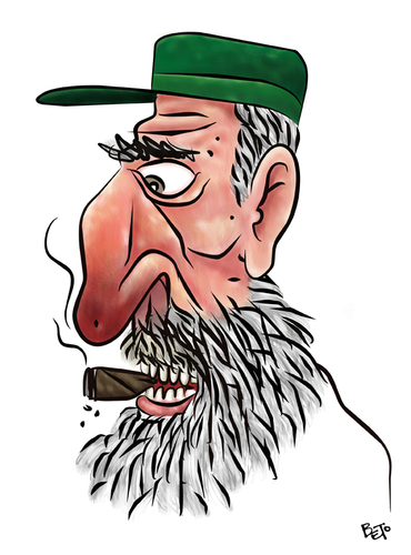 Cartoon: Fidel (medium) by beto cartuns tagged communism