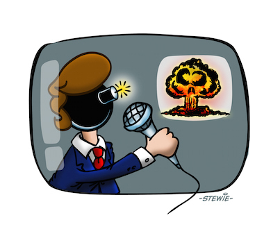 Cartoon: Bombastic News (medium) by stewie tagged bom,news,tv