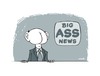 Cartoon: Big Ass News (small) by stewie tagged tv