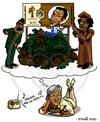 Cartoon: Lauter falsche Fuffziger (small) by stewie tagged hussein,gaddafi,haider,million,euro,money,geld