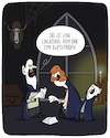 Cartoon: Blutspende (small) by SCHÖN BLÖD tagged vampire,blut,blutspende,drk,einladung
