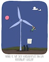 Cartoon: Falsch angeklebt (small) by SCHÖN BLÖD tagged thomas,luft,cartoon,lustig,spaß,humor,windrad,windkraft,windkraftanlage,klimakleber,klimaaktivist,klimaschutz,umweltschutz