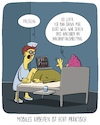 Cartoon: Mobiles Arbeiten (small) by SCHÖN BLÖD tagged mobiles,arbeiten,geburt,entbindung,meering,video,krankenschwester,krankenhaus