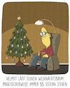 Cartoon: Osterbaum (small) by SCHÖN BLÖD tagged ostern,baum,weihnachtsbaum,weihnachten,buch,lesen,wohnung,sessel,ostereier