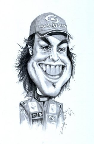 Cartoon: Fernando Alonso (medium) by bpatric tagged sports