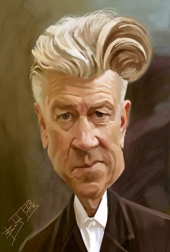 Cartoon: Lynch (medium) by bpatric tagged david,lynch,director,screenwriter,producer,painter,musician,sound,designer,photographer,actor,twin,peaks