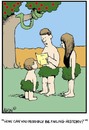 Cartoon: The very first day of school (small) by Tim Akin Ink tagged funny,humorous,cartoon,biblical