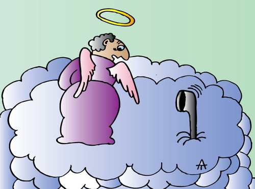 Cartoon: Angel (medium) by Alexei Talimonov tagged angel