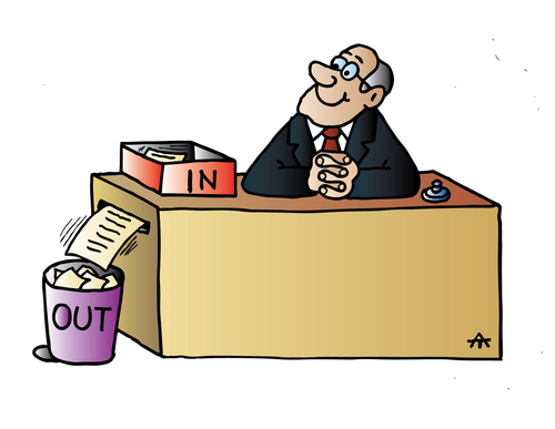 Cartoon: Bureaucrat (medium) by Alexei Talimonov tagged bureaucrat
