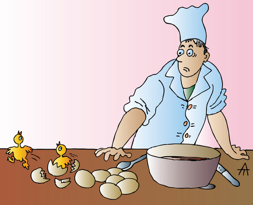 Cartoon: Cook (medium) by Alexei Talimonov tagged cook