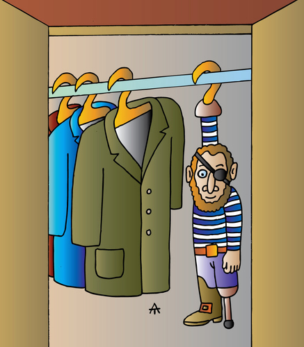 Cartoon: Cupboard (medium) by Alexei Talimonov tagged cupboard