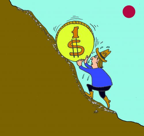Cartoon: Dollars (medium) by Alexei Talimonov tagged dollars,money,financial,crisis